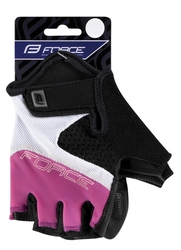 Force rukavice RAB2 Lady černo-růžovo-bílé vel. S